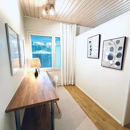 شقة Ihana Paritaloasunto - Sauna, Piha Ja Autokatos - Cozy Semi-detached House With Sauna, Garden And Carport In فآسا