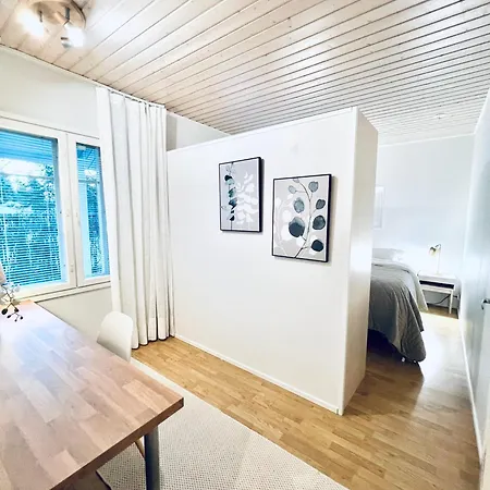 شقة Ihana Paritaloasunto - Sauna, Piha Ja Autokatos - Cozy Semi-detached House With Sauna, Garden And Carport In فآسا